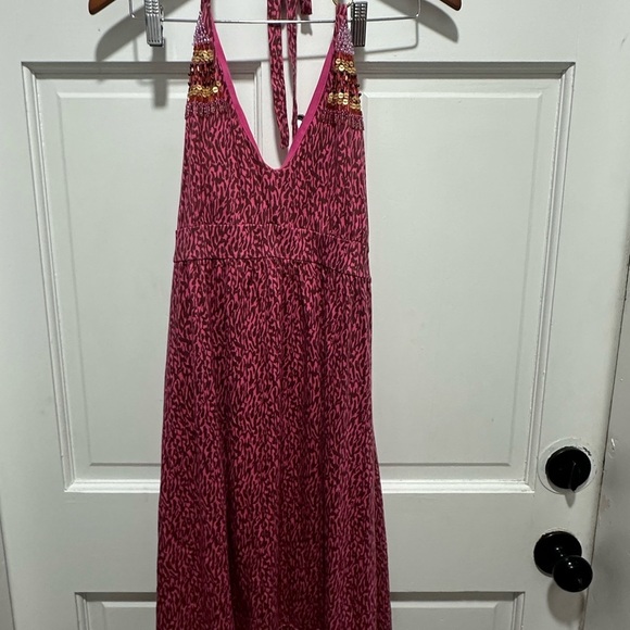 Y2K girly grunge Victoria’s Secret cheetah print pink lingerie mini dress XL - Picture 4 of 10